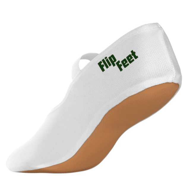 FlipFeet WhiteTrampoline Shoes - Children Size