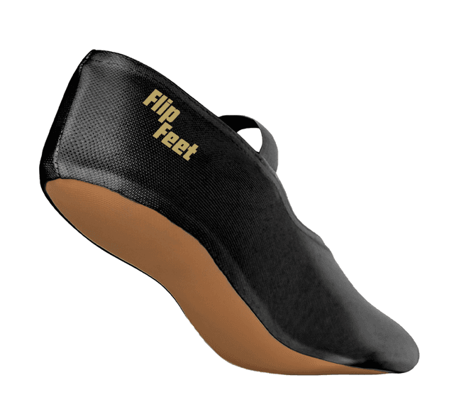 FlipFeet Black Trampoline Shoes - Children Size
