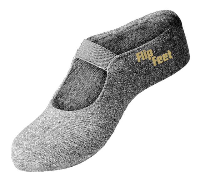 FlipFeet Silver Trampoline Shoes - Children Size